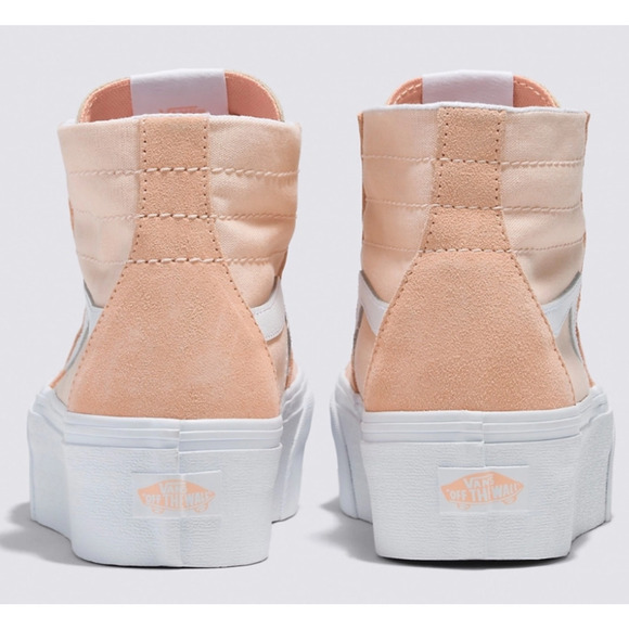 Vans Sk8-Hi Tapered Block Peach Stackform Suede VN0A5JMKBOD Women's Shoes Size 8 - Picture 3 of 4